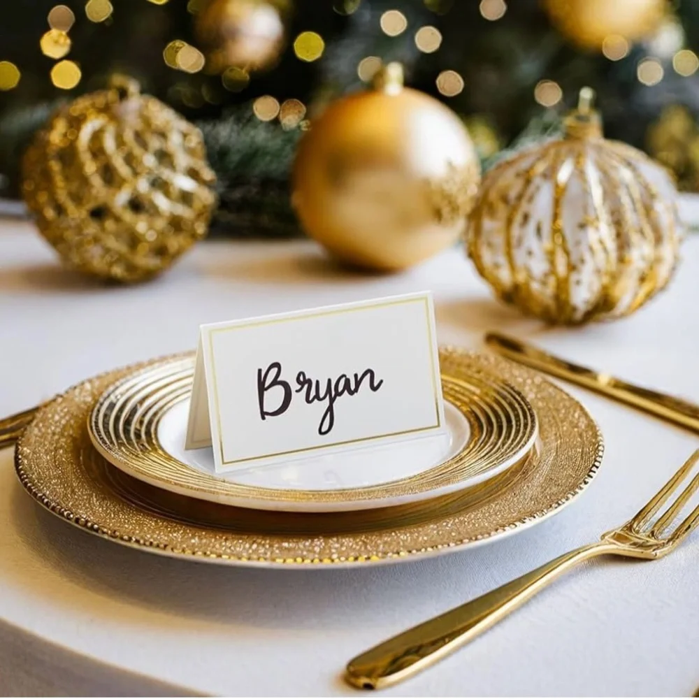 100 Greetings Place Cards for Table Setting wedding
